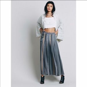 Free People embroidered skirt